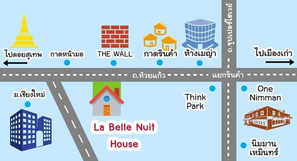 La Belle Nuit House Chiang Mai Exterior foto